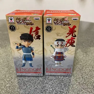 킹덤 수집용 피규어 [신, 키쿄우] 세트 미개봉품