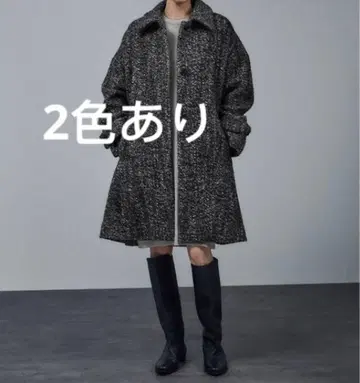 SALON adam et rope'BALLI 오버 사이즈 스텐카라 코트