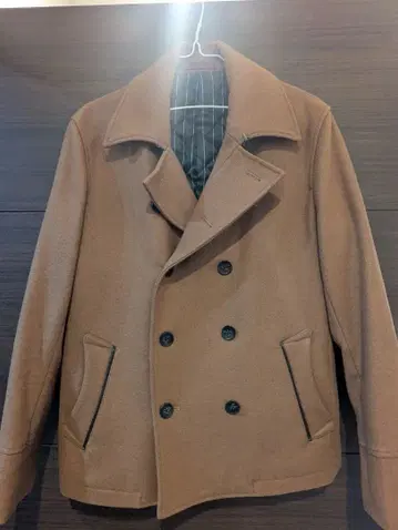 COMME CA COMMUNE 카멜 체스터 코트 S