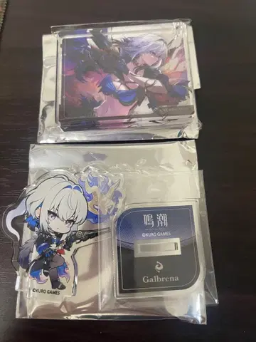 명조 그라테 갈브레나 미니 아크릴 스탠드와 콜로타