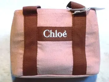 끌로에 핑크 코듀로이 백