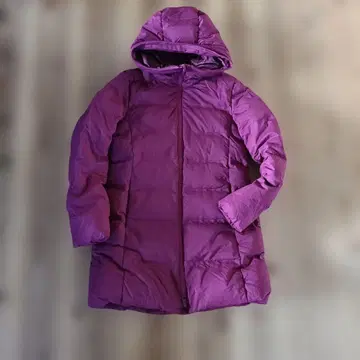 유니클로 다운 코트 S 후드 부착 여성용 S