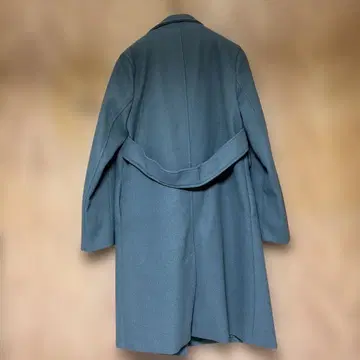 [ 여성용 L ] 그레이 롱 코트 더블 브레스트