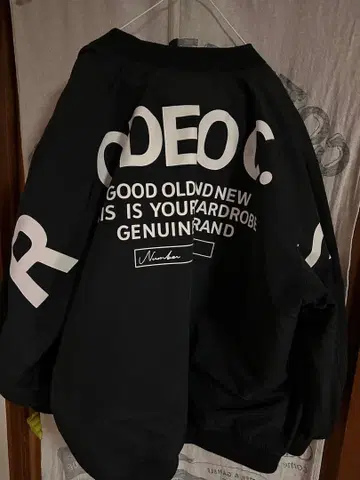 로데오 크라운 백 프린트 MA-1 자켓