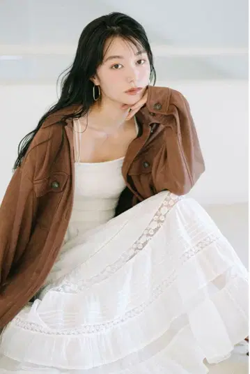 코코딜 레이스 절개 캉캉 스커트 오프