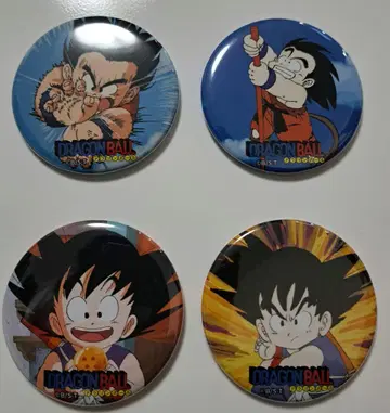 손오공 드래곤볼 캔뱃지 드래곤볼 스토어 4종 세트