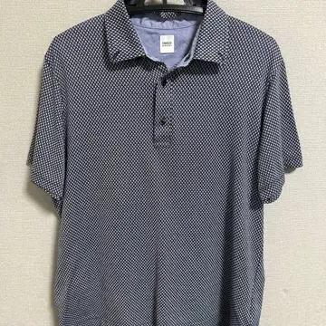 TAKEO KIKUCHI 체크 무늬 피케 셔츠