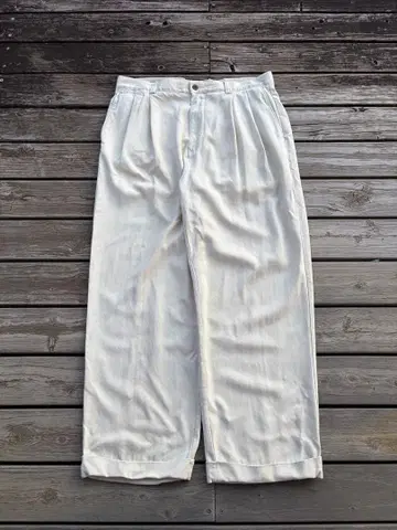 TOMMY BAHAMA 00s 2턱 실크 슬랙스 34