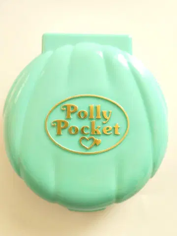 폴리 포켓 비치 하우스 컴팩트만 안쪽 그린 버전