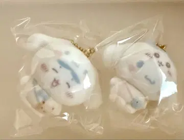 치이카와 x 산리오 / 시크릿 플로키 마스코트 참 / 하치와레 & 시나몬