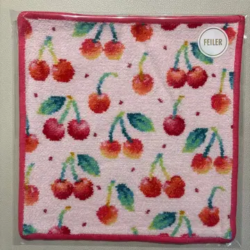 페이러 체리 도트 손수건