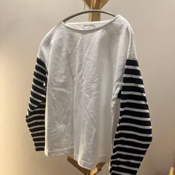 [ human woman ] 도킹 보더 빅 실루엣 티셔츠