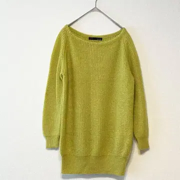 스픽 앤 스팬 옐로우 그린 니트 M 사이즈