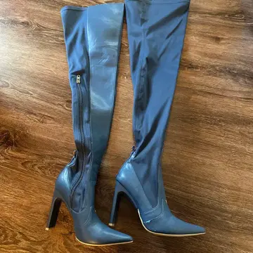 [ 선착순 ] YELLO 니하이 부츠 파랑