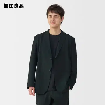 새상품급 무인양품 MUJI 신사 바람이 통하는 스트레치 자켓 XL
