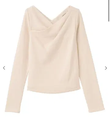 아지메 넥 오프숄더 티셔츠