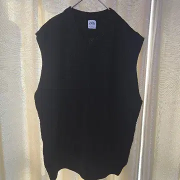 새상품급 ZARA 자라 V 넥 니트 베스트 EUR [ XL ]