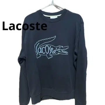 LACOSTE 다크 블루 크루넥 맨투맨
