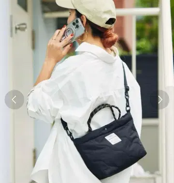 FREAK'S STORE KiU 블랙 숄더백 2way