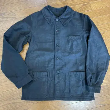 프랑스 빈티지 블랙 몰스킨 워크 자켓 프렌치 빈티지