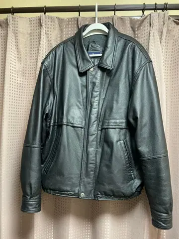 존 애쉬포드 블랙 가죽 자켓