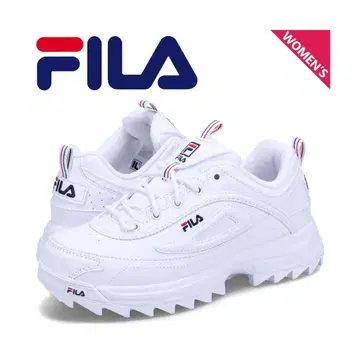 [ 1회 사용 ] FILA 여성용 스니커즈 화이트