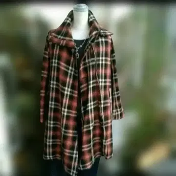 JOHNBuLL 새상품 증정 비치 체크 패턴 코트 MSizE M