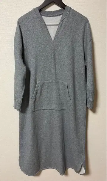 SHIPSany 맨투맨 소재 롱 원피스