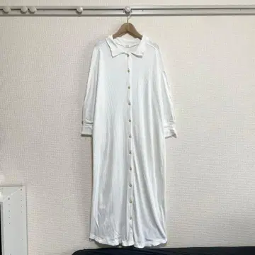 [ 새상품급 ] LOWRYS FARM 폴로 니트 리브 원피스