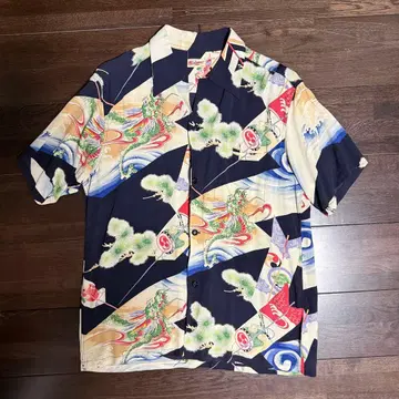 선 서프 크레이프 원단 레이온 벽 크레이프 원단 알로하 셔츠 류