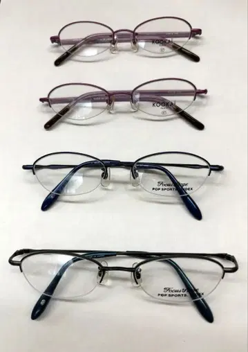KOOKAI 기타 안경 프레임 4종 세트