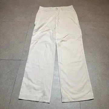 Agnes b homme 치노 팬츠 팬츠 베이지 프랑스제 36