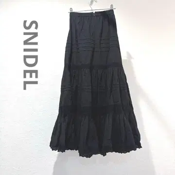 SNIDEL 코튼 캉캉 스커트