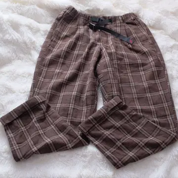 그라미치 체크 팬츠 M