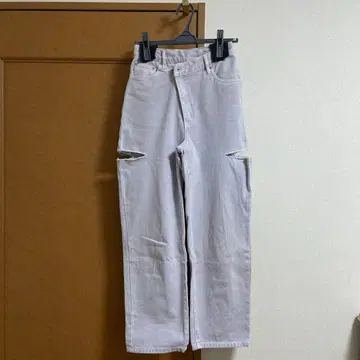 코코딜 리메이크 허리 슬릿 스트레치 데님