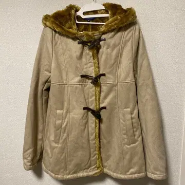 유나이티드 애로우즈 Rhythm of Life 더플 코트 M 베이지