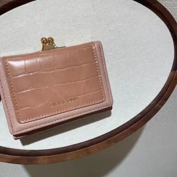 핑크 3단 폴더형 지갑 AVACRAFT 핑크