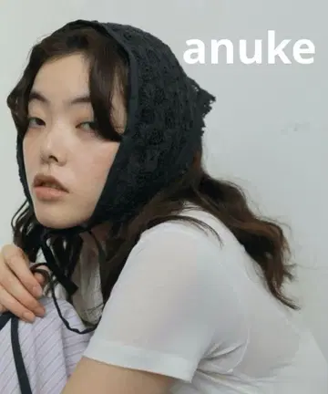 anuke 레이스 바부슈카 블랙