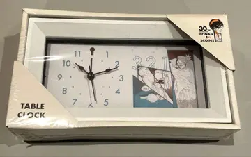 미사용 새상품 명탐정 코난 괴도 키드 30주년 탁상시계 코난