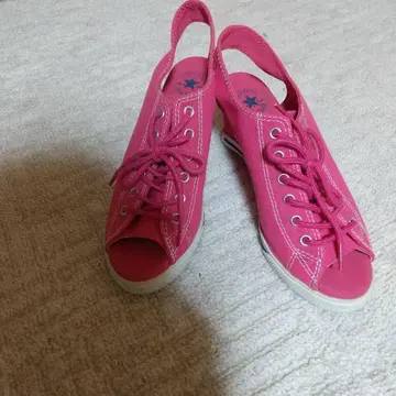 ALL STAR 핑크 스니커즈 힐 포함 23cm