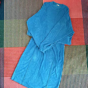 GO.U 여성용 파일 셋업 파랑