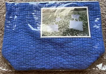 비오는날 무브 마린 블루 새상품 토트백 pionunnal