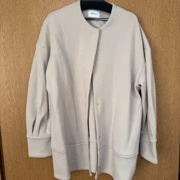 SHIPS any 노카라 자켓 베이지
