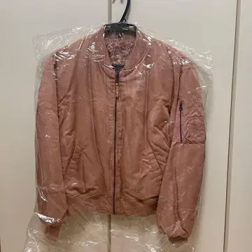 핑크 MA-1 자켓 리버서블