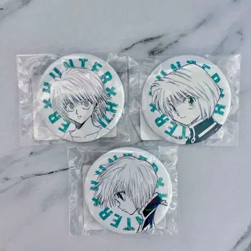 HUNTER x HUNTER 크라피카 캔뱃지 3개 세트