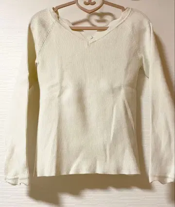 리랜드트루 V넥 긴팔 상의