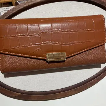 브라운 크로커다일 장지갑 AVACRAFT