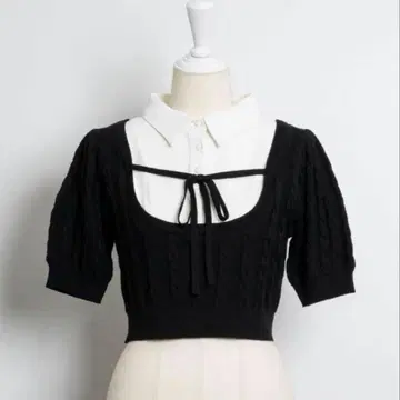 Pium 레이어드 케이블 니트