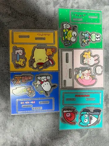 산리오 아크릴 스탠드 6개 세트