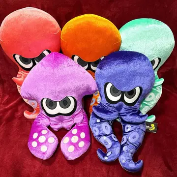 거의 새상품 5종 세트 스프라툰 문어 오징어 봉제 인형 프라이스 닌텐도